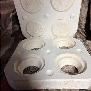White Ceramic Mold by
